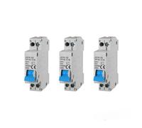 Set 3 Interruttori Magnetotermici Automatici 1P+N 16A 220V 4.5KA 1 Modulo DIN C1