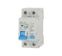 gloca Interruttore Magnetotermico Differenziale 1P+N 300mA 220V 6KA 2 Moduli DIN Classe A (16 Ampere)