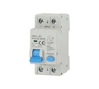 gloca Interruttore Magnetotermico Differenziale 1P+N 300mA 220V 6KA 2 Moduli DIN Classe A (32 Ampere)