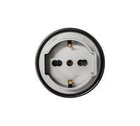 gloca Presa Plug&Play per Binario Elettrico Modulo Intercambiabile (Grigio, Presa Schuko)