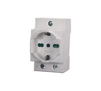 gloca Presa Schuko + Bivalente 16A 220V AC Modulare 2,5 Moduli Din