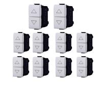 gloca Pulsante Doppio 1P+1P 16A Compatibile Plana (10)