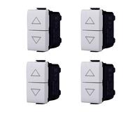gloca Pulsante Doppio 1P+1P 16A Compatibile Plana (4)