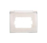 gloca Set 1 Placca Custodia Universale Protettiva IP44 3Posti Compatibile Con Tutte Le Marche