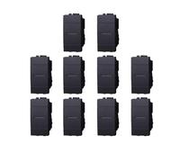gloca Set 10 Pulsanti 1P Assiali 16A 220V Compatibili Con Serie Living