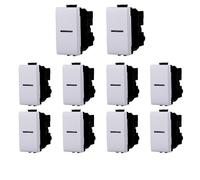gloca Set 10 Pulsanti 1P Assiali 16A 220V Compatibili Con Serie Matix