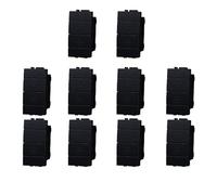 gloca Set 10 Pulsanti Doppi Saliscendi 1P+1P 10A 250V Compatibili Con Serie Living