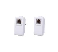 gloca Set 2 Connettori RJ11 Telefono Compatibili Plana