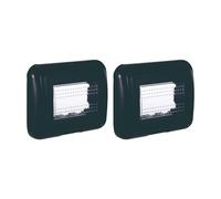 gloca Set 2 Custodia Incasso 3P IP55 Compatibili Con Serie Living