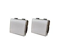 gloca Set 2 Pulsante 2P Portanome Compatibile Plana