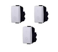 gloca Set 3 Interruttori 2P 16A Compatibili Plana