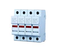 gloca Supporto Per Fusibili Cilindrici Base RT18-32 4P DIN 10 x 38mm AC/DC