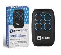 gloca Telecomando Apricancello Easy Garage Auto-Apprendente 4 Canali Frequenza 433.92 Mhz NO ROLLING CODE (no codice variabile)