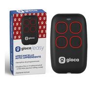 gloca Telecomando Apricancello Easy Garage Auto-Apprendente 4 Canali Frequenza 433.92 Mhz NO ROLLING CODE (no codice variabile)