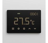 gloca Termostato Programmabile Da Incasso 230V Display Touch (Nero)
