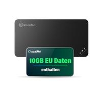 GlocalMe U3 4G Router WLAN portatile, nessuna scheda SIM necessaria, hotspot MiFi con 10 GB di dati europei, disponibile in oltre 200 paesi, Wi-Fi portatile per viaggiare senza contratto