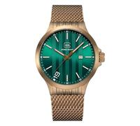 GLOCK Orologio al quarzo da uomo | cassa 44mm | Orologio da polso con cassa in acciaio e datario | Orologio da uomo con lancette e indici svizzeri Super-LumiNova | GW-12, Coyote