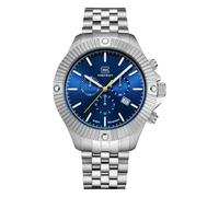 GLOCK Orologio al quarzo da uomo | cassa 46mm | Orologio da polso con cassa in acciaio e datario | Orologio da uomo con lancette e indici svizzeri Super-LumiNova | GW-38, Argento