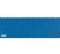 Glocken Rubrica orizzontale 2026 | 297 × 105 mm, cartone, blu