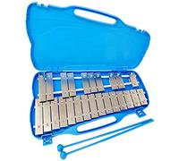 Glockenpelle - Carrillo metallico XILOFONO GEWA AG25N2 cromato, 25 tastiere argento con astuccio e mazze - ROCKMUSIC SPAGNA