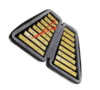 Glockenspiel 16 tasti in alluminio tono xilofono vibrafono strumento a percussione con base in legno Kit Glockenspiel Professionale