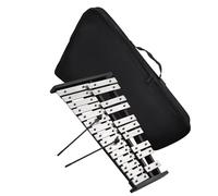 Glockenspiel a 32 note con supporto regolabile in altezza, tavola armonica in alluminio