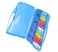 Glockenspiel da 25 note con custodia in plastica blu per strumenti a percussione per principianti Glockenspiel Strumento A Percussione