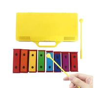 Glockenspiel - Giocattoli a 8 note con mazzetti, colorato con custodia per il trasporto | per giovani ragazze in classe scuola casa viaggio