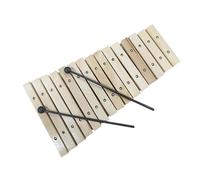 Glockenspiel Il suonatore di xilofono Glockenspiel in legno a 15 note suona uno strumento a percussione