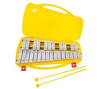 Glockenspiel Professionale E Due Mazze Con Xilofono A 27 Note Per Strumento Musicale Per Principianti (Color : Silver)