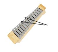 Glockenspiel Strumento a percussione percosso a mano con carillon a forma di scatola di legno con piastra in alluminio a 13 note dal tono acuto