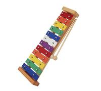 Glockenspiel Strumento a percussione xilofono battuto a mano per principianti Glockenspiel con piastra in alluminio a 12 note