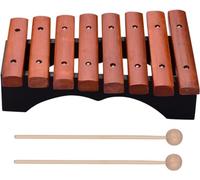 Glockenspiel, Strumento musicale xilofono 8 note Lo xilofono in legno include 2 mazze in legno for bambini