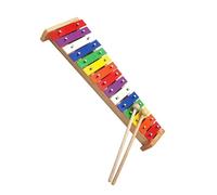 Glockenspiel Vibrafono xilofono glockenspiel colorato a 15 note con strumento a percussione a mazzuolo
