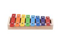 Glockenspiel Xilofono A 8 Tasti Di Dimensioni Compatte Con Mazze In Legno, Strumento Musicale A Percussione