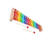 Glockenspiel Xilofono a percussione xilofono glockenspiel durevole in metallo a 15 note per principianti (Color : 2)