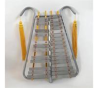Glockenspiel, xilofono in alluminio, 27 tonalità, leggero e facile da usare, ideale per bambini e adulti