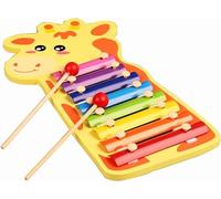 Glockenspiel, Xilofono Xilofono in legno Strumento musicale a percussione Xilofono animale Ottavi note