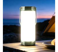 Glocusent Lanterna da Campeggio 106LED con 5 Luminosità 3 Modalità, 1200LM Verde