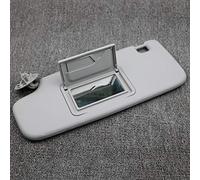 GLOFLY Pannello parasole anteriore con specchio for il trucco adatto for Chevy Aveo 2012 2013 2014 2015 2016 95327509 Grigio Alette parasole (Size : Left)