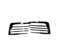 GLOFLY Paraurti anteriore Lato Air Vent Trim Misura for Volkswagen VW Golf 7 GTI 2013-2016 Nero Auto Telaio di Aspirazione Griglia splitter Spoiler Canard Labbro Sopracciglio fendinebbia (Size : 2PCS