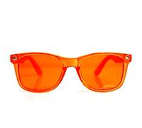 GloFX Occhiali per terapia del colore arancione per guarigione dei chakra, cromoterapia e umore, supportano sentimenti di felicità, fiducia sociale e gioia