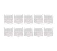 GLOGLOW 10 Pezzi Queen Bee Catcher Cage Secure Catch Damage Danni Strumenti di Apicoltura Trasparente in Plastica Leggera con Sede Attraverso la Progettazione per attività di