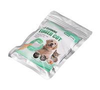 GLOGLOW 20 Pezzi di Cure per Animali Domestici, Salviette per, Salviette per Cani Gatti Rinnovare il Respiro Riduci la Placca Fresches Respiro 20pcs Salviettine per le della Cura per Animali