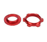 GLOGLOW Adattatore ergonomico per bicicletta center-Lock in lega di alluminio, adatto per il cambio del centrale per ciclisti (rosso)