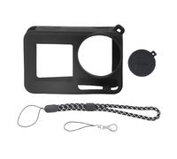 GLOGLOW Al Silicone e Tappo Dell'obiettivo, Comoda Manica Protettiva in Silicone Portatile con Corda Anti -persa e Cinturino Manuale per Osmo Action 3 4 5 Camera