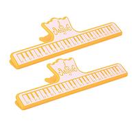 GLOGLOW Bold of Musical Book Note Game of 2 Titoli Sulla Pagina Musicale per Riparare la Notazione Musicale Ideale per i Musicisti (YELLOW)