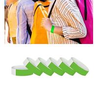 GLOGLOW Braccialetti di Carta Impermeabile 300p0cs Bracciali di Carta Sintetica, Bande Usa e Getta Facili da Usare per Festival Concerti Eventi Sportivi e Screening Sanitario necessità Quotidiane