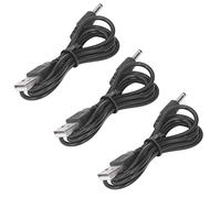 GLOGLOW Cavo di Alimentazione USB 3 Pezzi Cavo di Ricarica Jack 3,5x1,35 Mm - Funziona Come Cavo di Alimentazione e Ricarica - Per Altoparlante del Telefono con Ventola - e Versatile