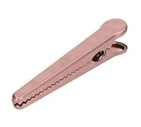 GLOGLOW Clip Sigillante Clip per Sacchetti per Alimenti con Design a Denti Interni e Comoda Maniglia per caffè, tè, Buste di Alimenti, Documenti, Documenti per Ufficio, (a coccodrillo in oro
